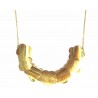 Collar de oro de 18 kl con cierre de anilla - 400696/3.6