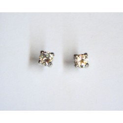 PENDIENTES ORO BLANCO - 2P.00723