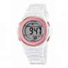 Reloj Calypso con correa de caucho blanca  - K5661/1