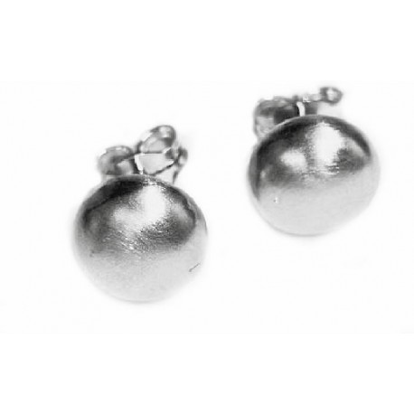 Pendientes de plata acabado rodio de la colección Miña Xoia - 1-996R