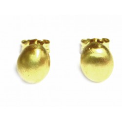 Pendientes de plata dorada de la colección Miña Xoia - 1-997D