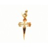 Cruz de Santiago de oro de 18 kl - 3-7TO
