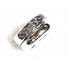 Doble anillo de plata con filigrana de la colección Miña Xoia - 5-351R