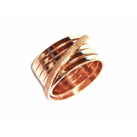 Anillo de plata color cobrizo de Line Argent - 12929-R-R Anillo de plata color cobrizo de Line Argent - 12929-R-R