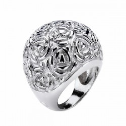 Anillo de plata de la colección Rosas  - 00502234