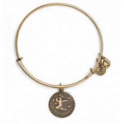 Pulsera de metal dorado con signo Sagitario de Alex and Ani - A07EB40SARG