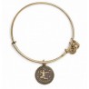 Pulsera de metal dorado con signo Sagitario de Alex and Ani - A07EB40SARG