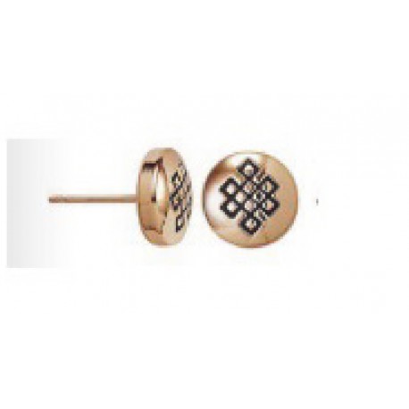 Pendientes de metal dorado El Nudo Interminable (+energy) - SSPE06G