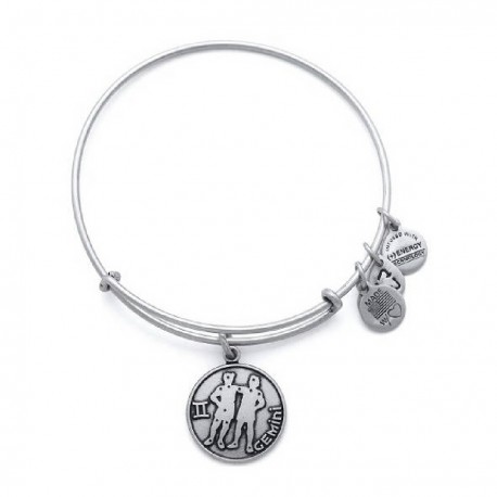 Pulsera de metal plateado de Alex and Ani - A13EB01GERS