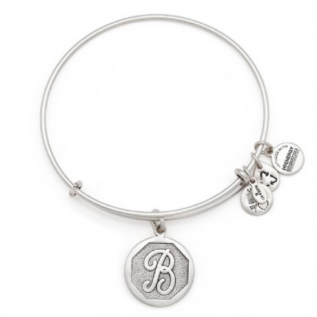 Pulsera de metal plateado de Alex and Ani - A13EB14BS