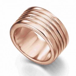 Anillo de plata recubierto de oro rosé de 18 kl de Le Carré - LA036RS.17