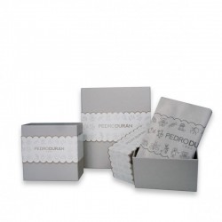 Pinza chupete de plaqué de plata con esmalte azul - 07500276
