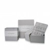 Pinza chupete de plaqué de plata con esmalte azul - 07500276