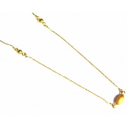 Collar de oro de 18 kl de 45 cms   - 2011057/5