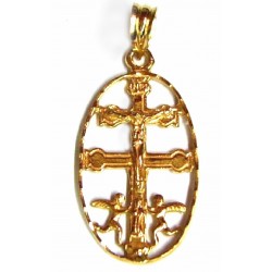 Cruz de Caravaca de oro de 18 kl - CH/805/3.20