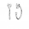 PENDIENTES PLATA ARO LISO - 290654