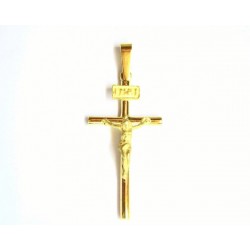 Cruz de oro de 18 kl - 90328-OR/2.60