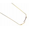 Collar de oro de 18 kl bicolor de 45 cms   - 31153-86/3.5