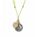 Medallas de plata y plata dorada con San José y Virgen Inmaculada de Pedro Duran  - 00504019