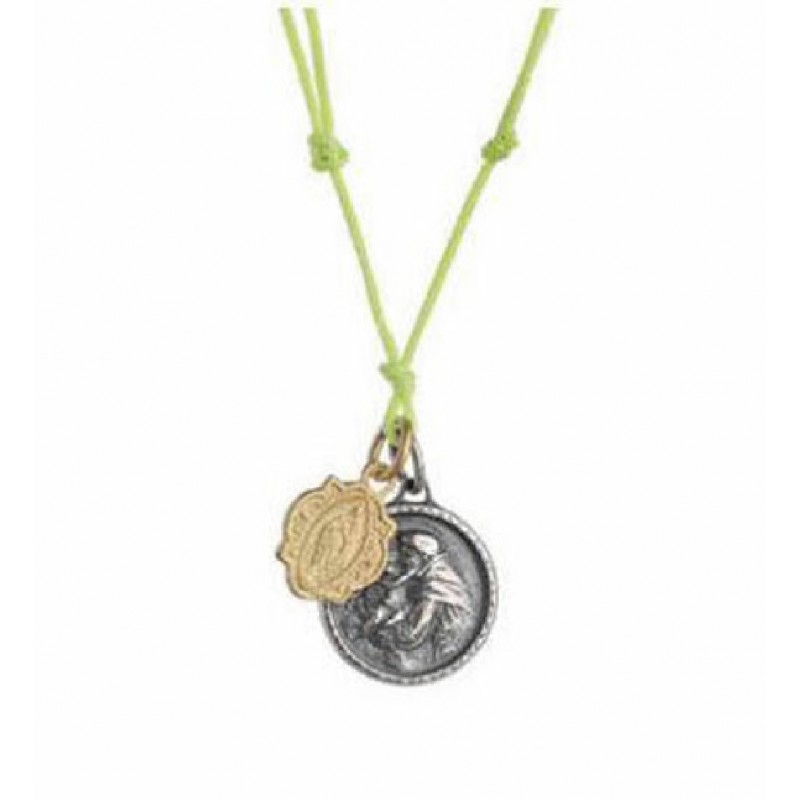 Medallas de plata y plata dorada con San José y Virgen Inmaculada de Pedro Duran  - 00504019