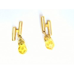 Pendientes oro colgar con...