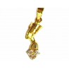 Colgante oro Nefertiti con circonitas - CAT/26