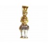 Colgante oro bicolor niño - 52226