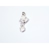 Colgante de oro blanco de 18 kl con circonitas - 59691/1.13