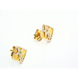 Pendientes oro Estrellas.2P.01149