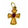 Cruz oro con rubí - 2803