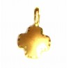 Cruz de oro de 18 kl acabado mate y brillo  - JJ10-M