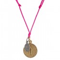 Medalla dorada y medalla ovalada con la Virgen Inmaculada de Pedro Duran  - 00504017