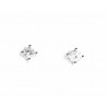 Pendientes de oro blanco con diamantes  - 1597/0.450K