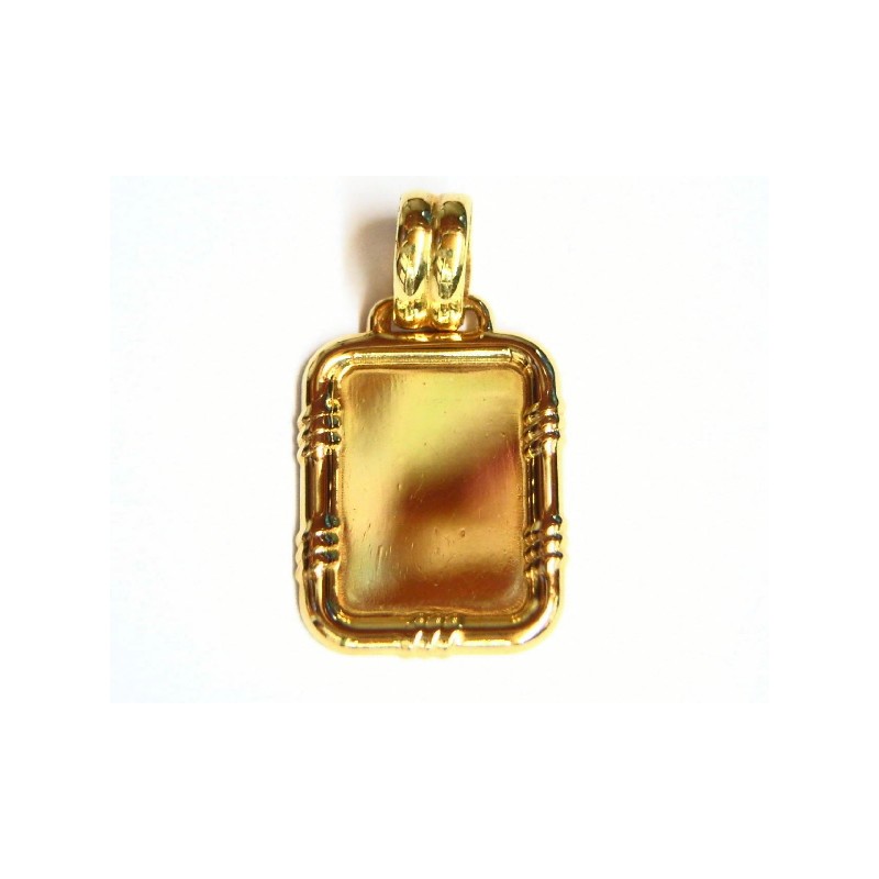 Colgante placa  de oro de 18 kl - CAT/15/CH