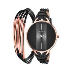 Reloj Elixa Finesse Mujer E096-L371-K1 negro con pulsera