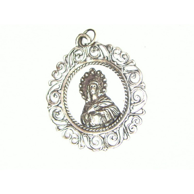 Medallón Plata Virgen Inmaculada