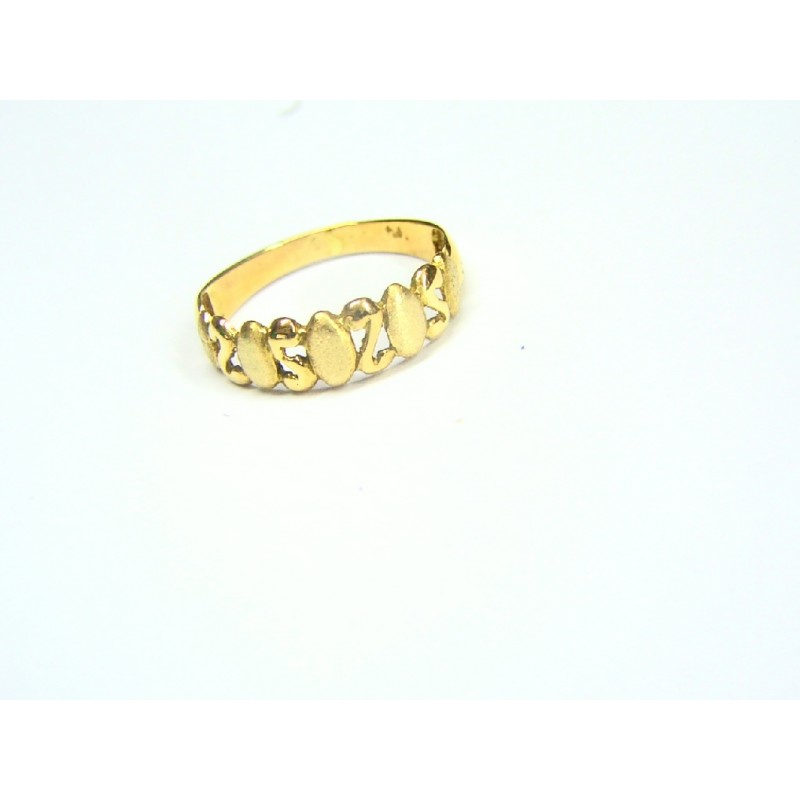 Anillo oro mate/brillo102159