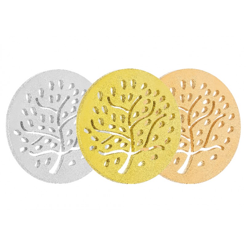 Moneda SHAKA acero dorado Árbol de la Vida 26000253