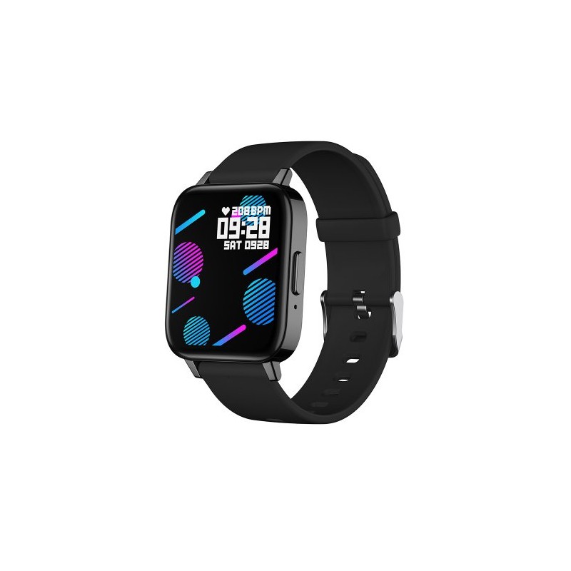 Smartwatch DUWARD negro con caja cuadrada