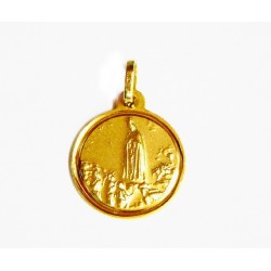 Medalla oro 18K Virgen de Fátima 07000755