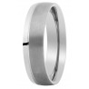 ALIANZA ANIUM EN TITANIO DE 6 MM DE ANCHO EN ACABADO MATE Y BRILLO. - T107-24