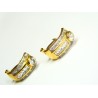 Pendientes de oro y circonitas JM95