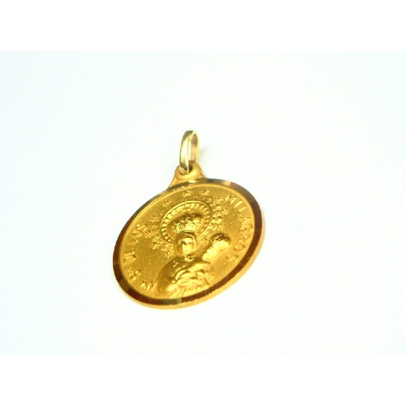 Medalla de oro Virgen de los Milagros 120101
