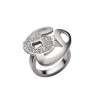 Anillo BREIL de acero y circonitas TJ0651