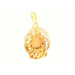 Medalla de oro Finor  con brillante  - 120253