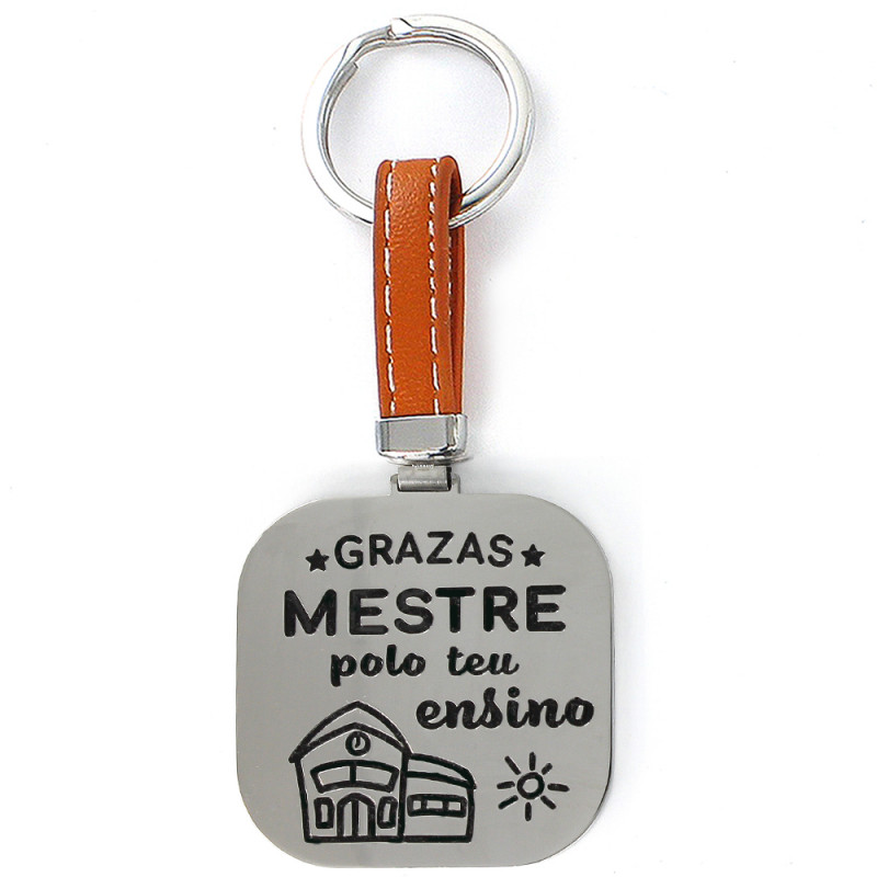 LLavero acero Grazas Mestre . 9107522