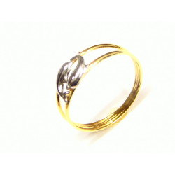 Anillo oro bicolor 18K...