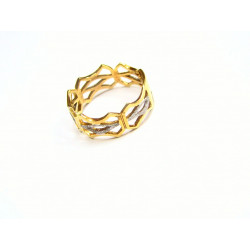 Anillo oro bicolor de - 156453