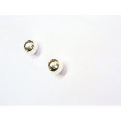 Pendientes bola de plata 6 mm 320-0418