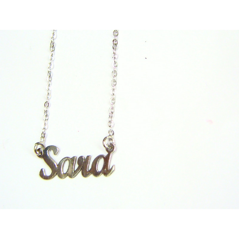 Collar de plata nombre SARA 9084570